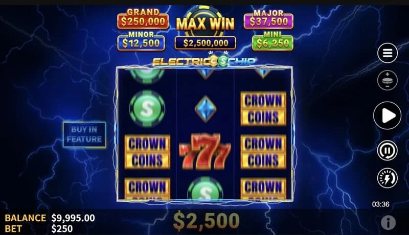 Electric Chip - Hold and Spin-ის დაწყება Collector Coin-ით მეორე რგოლზე